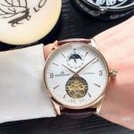 Copy Jaeger LeCoultre Flying Tourbillon Rose Gold watch Mens